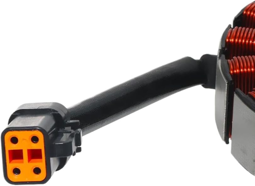 Stator Coil Ignition Replacement Compatible with FLSTC FLSTF FLSTN FLSTSC FXST FXS FXD TB FXSTD FXDB FXDC Models - Fits 1584cc 1800cc Engines and OEM 30017-07