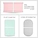 TILLYOU Jersey Knit Ultra Soft Changing Pad Cover Set, Unisex Diaper Change Table Sheets for Baby Boys Girls, Fit 32