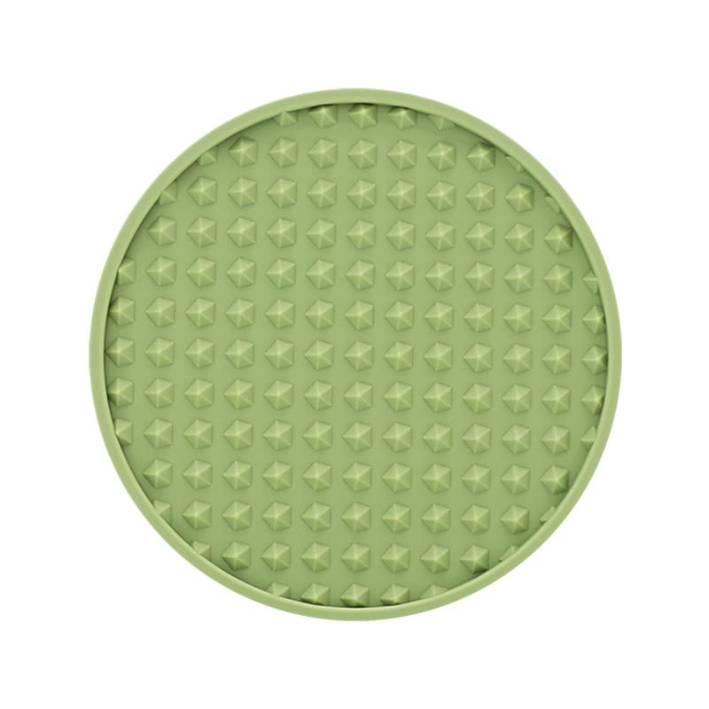 Dessous de verre vert haricot lot de 6 en silicone pour vos repas