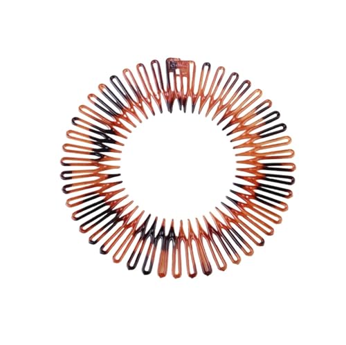 Bandeaux zigzag n°10 à dents fixes et pinces élastiques pour maintien total