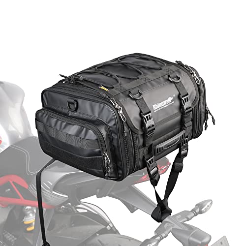 Rhinowalk Expandable Motorcycle Tail Bag 19-26L