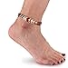 VITEROU Magnetic Pure Copper Therapy Anklet for Women with Strong Powered Healing Magnets for Arthritis Pain Relief,3500 Gauss,11 inches