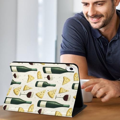Housse iPad 11 2025 anti-rayures fine avec support de visionnage stable