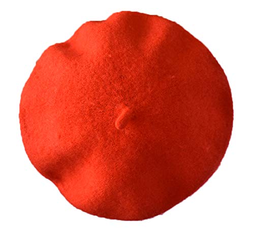 Kids Girls Boys Solid Color Classic French Style Beret Beanie Hat3