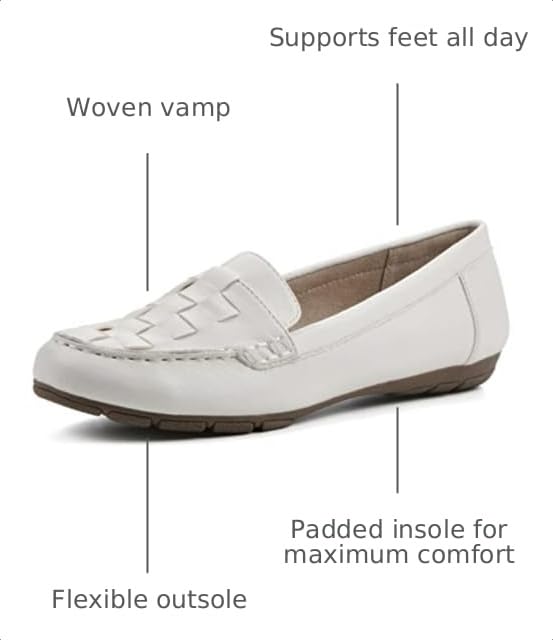 Image of CLIFFS BY WHITE MOUNTAIN Women's Giver Cushioned Loafer Flat