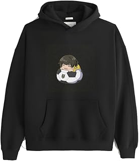 هودي بتصميم انيمي بلو لوك تشيجيري هيوما ايساجي يويتشي باشيرا ميغورو كونيغامي رينسوكي كرة القدم سيشيرو ناجي 7 (مقاس M)، متعدد الألوان