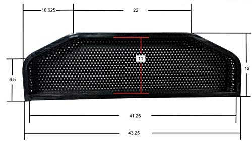 Huskey Parts Company Front Clay Basket Utility Cargo Storage Basket for Club Car DS Gas & Electric Golf Cart ONLY