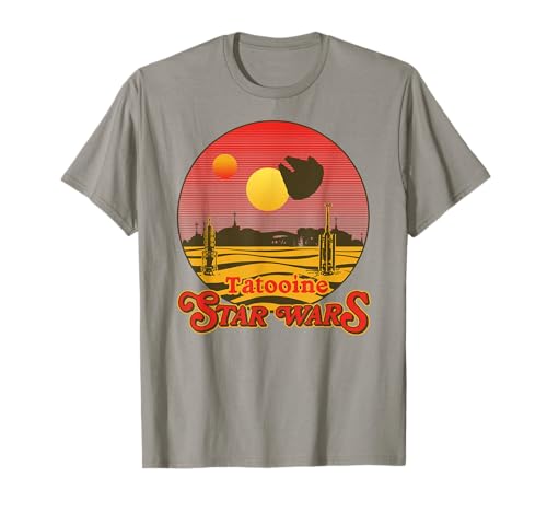 T-shirt Star Wars Tatooine Millennium Falcon idéal pour vos sorties geek et salons pop culture