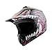 WOW Youth Kids Motocross BMX MX ATV Dirt Bike Helmet Dragon Pink + Goggles + MG Youth Pink Glove Bundle