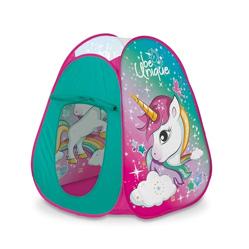 Tente pop up licorne pour jouer dans le jardin ou le salon