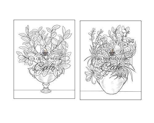 100 Beautiful Flowers Coloring Book: An Adult Coloring Book Featuring 100 Beautiful Flower Designs I