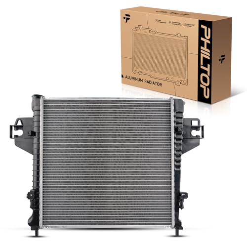 PHILTOP Aluminum Car Replacement Radiator Compatible with 2007 Liberty CU2975