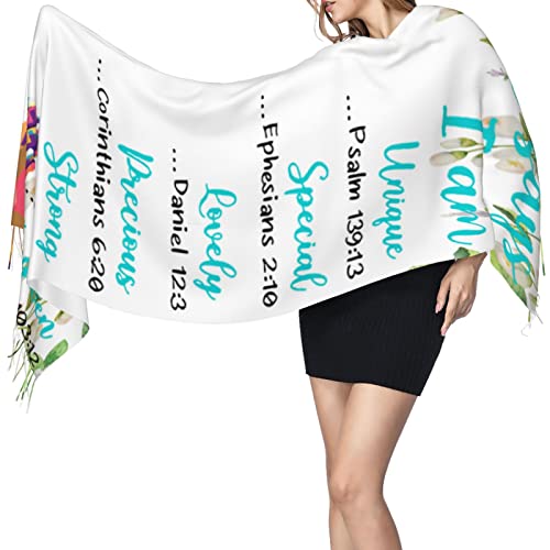 fringe Bible Verse God Says You Are Religious Christian Scripture Folded Hands In Prayer Wraps Scarves3