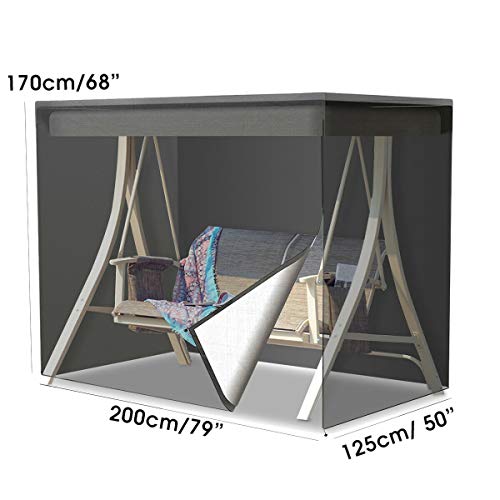 Funda impermeable para columpio de 3 plazas de alta densidad 8