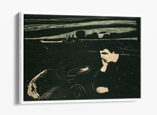Toile Edvard Munch Melancholy III une œuvre vibrante pour inspirer votre intérieur