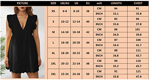 Geagodelia Abito Estivo da Donna con Scollo a V a