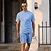 Opomelo Mens Short Sets 2 Piece Outfits - Casual Summer Short Sleeve Sweatsuits Sets for Men with Cargo Pocket