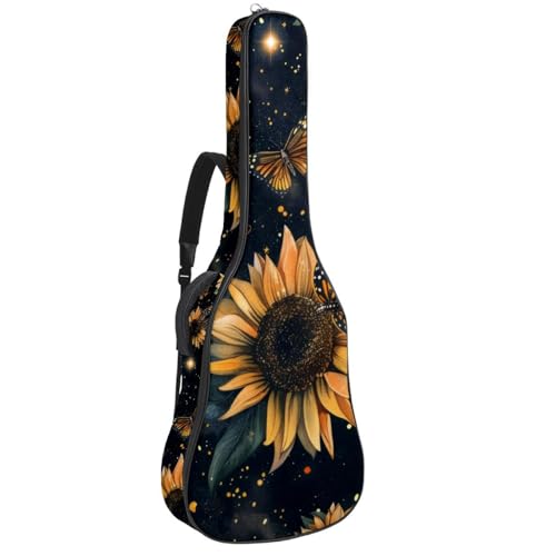 Housse de guitare acoustique étanche contre la pluie avec poches de rangement amples