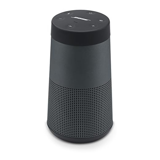 #02 - Bose SoundLink Revolve Diffusore Portatile, con Bluetooth, copertura a 360°, Nero