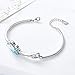 TENER Pulsera Zapatos de Cristal Pulsera Mujer Adornada con Cristales de Swarovski...