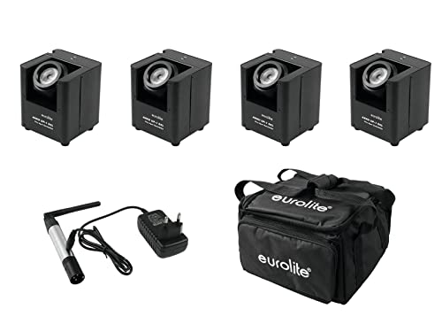 Eurolite Set 4X AKKU UP-1 SB-4 Soft-Bag QuickDMX Wireless TR