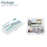 Freenove ESP32 Kit dev CAM Board Basic Starter Kit, Dwurdzeniowy 32-Bitowy Mikrokontroler 240 MHz, Kamera WiFi+BT, Szczegółowy Poradnik 400 Stron, Kod Python C, 58 Projektów, 141 Przedmiotów