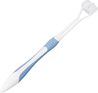 Vista 9 de Jowxsx Cepillos de dientes azules de 3 caras Cepillos de dientes manuales para adultos Cepillo de dientes de cerdas suaves para cepillos de dientes