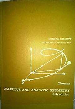 Instructor's manual for Calculus and analytic geometry, fourth edition by George B. Thomas, Jr