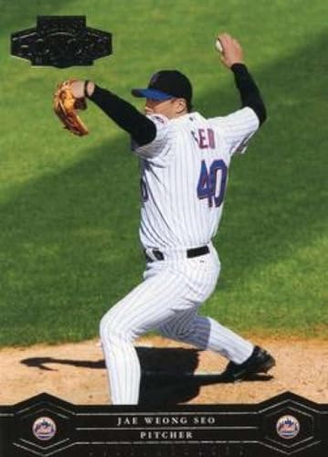 2004 Playoff Honors #124 Jae Weong Seo New York Mets Official Baseball Card in Raw (NM or Better) Condition