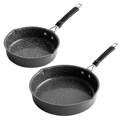 Nordic Ware Verde Ceramic Nonstick 8 Inch and 10 Inch Skillet Set