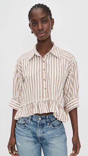 Free People Women's We The Free Bailey Stripe Shirt2