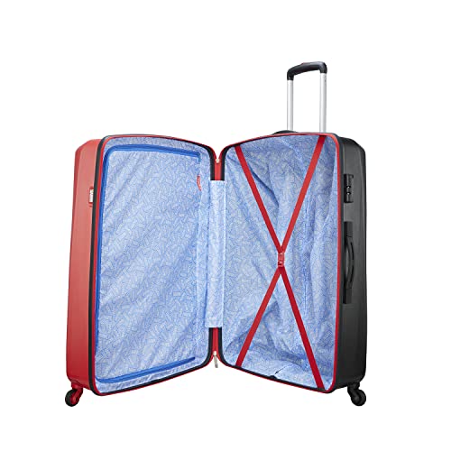 Skybags Marvel Check-in Trolley Bag, Large-80cms | Dual Colored Hard-Sided Trolley Bag for Travel (Red & Black) 4 41WMV46+HJL