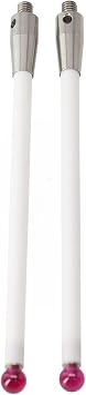 Renishaw A-5000-3712 CMM Probe Stylus 100mm Length Ceramic Stem With 6mm Ruby-Ball Tip Professional Measurement Tool For Coordinate Measuring Machine 2 Pack