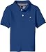 Tommy Hilfiger Little Boys' Ivy Stretch Pique Polo, Industry Blue, 5