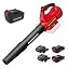 20V 4.0Ah Battery & Dual battery leaf blower