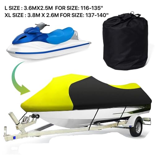 Miniatura 3 de Xiusheua Fundas Para Barco Funda Impermeable 600d For Remolque De Moto Acuática Funda For Embarcación Funda For Barco Funda For Barco Resistente Funda Oxford Impermeable Xl