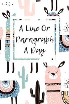 A Line Or Paragraph A Day: Llama Five Year Journal, Memory Book, Undated | Reflect & Show Gratitude| Generous Space To Write 6”x9” | 366 Days With Quotes (Memories)