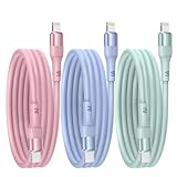 Ofuca iPhone Charger Cable,3Pack 3FT/1M USB C to Lightning Cable MFi Certified iPhone Charger USB C Fast Charging Lead for iPhone 14 13 12 11 Pro Max X XR XS 8 Plus SE,iPad