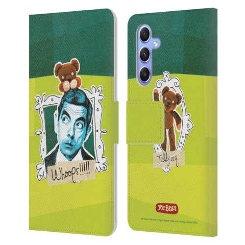 Coque portefeuille Samsung A34 5G pour les fans de Mr Bean