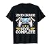 2nd Grade Graduation Level Complete Video Gamer 2026 T-Shirt