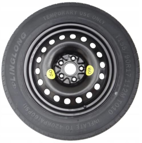 Notrad 16" Kompatibel mit VW GOLF 5-8, Caddy, Passat, Touran, SEAT LEON, TOLEDO, AUDI A3, SKODA OCTAVIA