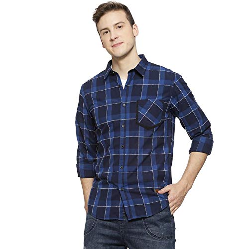 Image of CAHOOT Checkered Men's Full Sleeve Casual Shirt