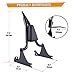 Kinglemc Adjustable One-Piece Sissy Bar Luggage Rack Passenger Backrest with Lock for Harley Breakout FXSB FXSE FXST(Gloss Black)