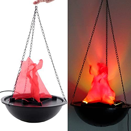 3D Fake Fire Flame Hanging Lamp Decoration,110V Artificial Flickering Flame Campfire 3D Decorative Night Light Realistic Torch Light Table Lamp Stage Effect Light For Christmas Party Festival Decor #TOP30
