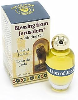 Anointing Oil 12ml - 0.4oz from Holyland Jerusalem (Lion of Judah)