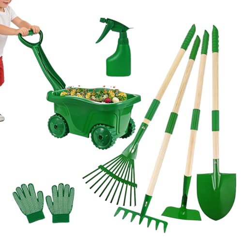 Brouette Jouet et ensemble de jeu de rôle pour le jardin