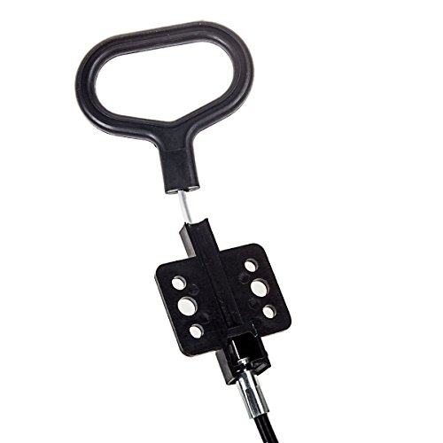 Starvast Sofa Recliner Cables, 2Pcs Couch Release Cables Replacement D Ring Couch Recliner Pull Handle, Hook Exposed Cable Length (4.75") Total Length 36.5 Inch #TOP1