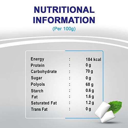 Image of Orbit Sweetmint Flavoured Sugar Free Chewing Gum, 4.4g (Pack of 96)