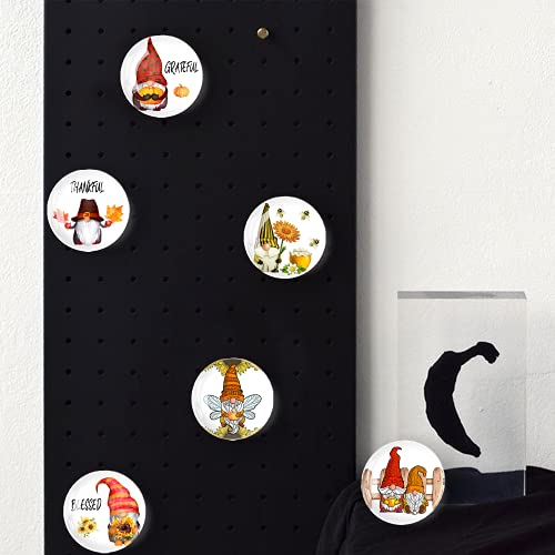6Pcs Magnets For Refrigerator Glass Fridge Magnets Decorative Magnets For Whiteboard Cute Mini Locker Magnets Refrigerator Magnets For Office And Kitchen - Grateful Blessed Thankful #TOP2