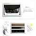 RV Push Out Window, RV Window, Windows Replacement, Top-Hung Window Side Window RV Window Hatch w/Awning Screen, for Caravan, Motorhome, Trailer, Yacht,700x400mm